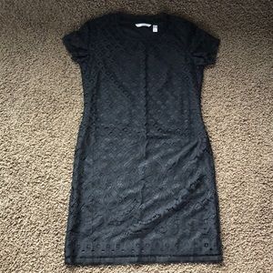 Isaac Mizrahi Live black dress